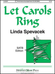 Let Carols Ring SATB choral sheet music cover Thumbnail